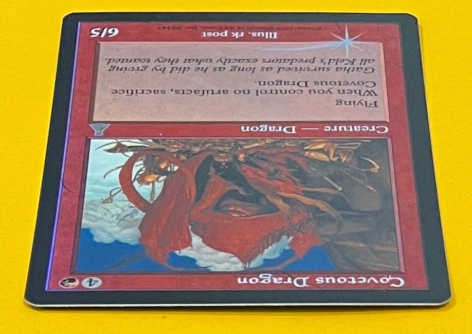 MTG COVETOUS DRAGON (Foil) Urza's Destiny (OldManMTG 002-786) - Image 3 of 4