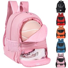 Basketball Bag Backpack for Women with Ball  Shoes Compartment 30L Capacity ...