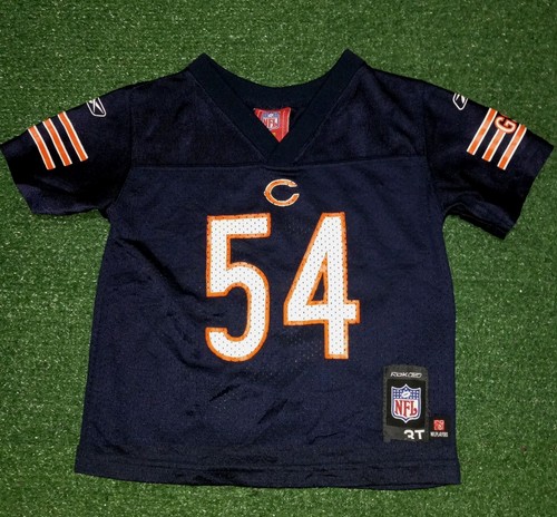 Brian Urlacher Chicago Bears Jersey Football Youth Kids Boys Toddler 3T - Afbeelding 1 van 6