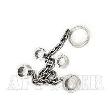 15KG Heavy Duty SM BDSM Set Stainless Steel Handcuffs Ankle Cuffs Collar Couple