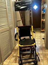 Electric Stair Climbing Chair Foldable Emergency Stair Lift Wheelchair 120W