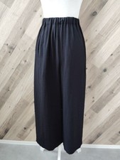 Comme des Gar ons Japan Wide Pants Black High Waist Comfortable Used