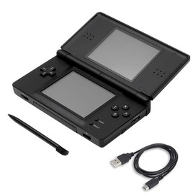 Nintendo DS Lite Console Handheld System Black Cleaned Tested New CaseRenewed HW