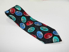 Men's STEFANO MILANO Silk NECKTIE Tie ABSTRACT ART LIKE A STONE Chiaroscuro DECO
