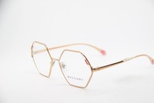 NEW BVLGARI BV 2238 2014 GOLD PINK CRYSTALS GUNMETAL AUTHENTIC EYEGLASSES 53-16