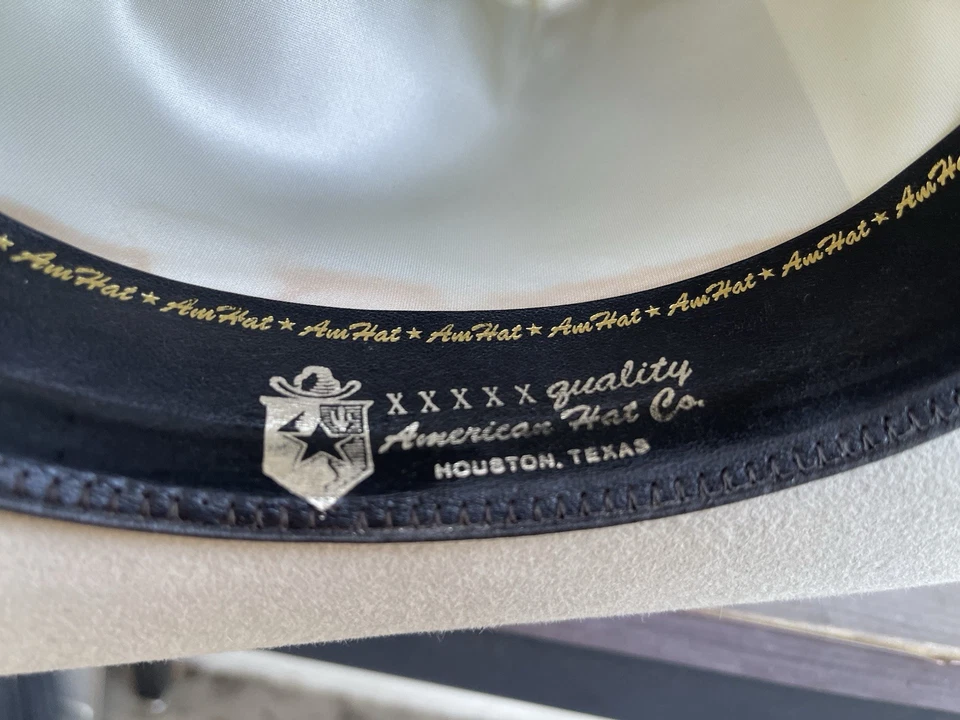 $320 5X American Co. 7 Vintage Antique Old West Cowboy Hat Yellowstone Rodeo Gus - Image 2 of 4