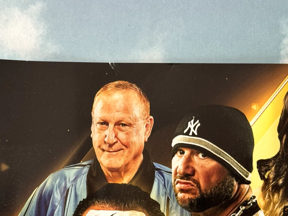 Póster TNA Wrestling Impact Salón de la Fama Kurt Angle Sting Abyss Jarrett 12x18 Foto 3 de 4