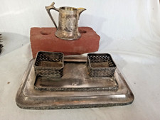 Desk Set Wallace Bros and Creamer Everplate FREE SHIPPING