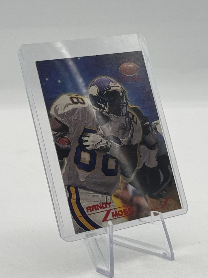 1998 TOPPS STARS #66 RANDY MOSS ROOKIE RC #2792/8799 MINNESOTA VIKINGS - Image 2 of 4