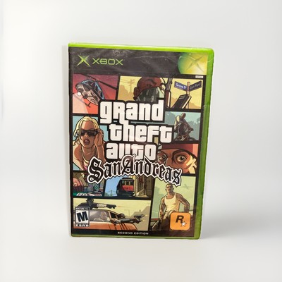 Grand Theft Auto: San Andreas Sealed Black Label (Microsoft Xbox, 2005)