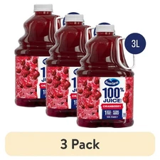 (3 pack) Ocean Spray® 100% Juice Cranberry Juice Blend, 101.4 fl oz Bottle