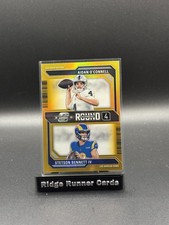 2023 Contenders Optic STETSON BENNETT AIDAN OCONNELL True Gold Prizm #9/10