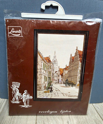 Rare Vintage Lanarte Counted Cross Stitch Kit ''Vervlogen Tijden'' 33445 