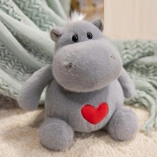Hippopotamus Grey 14 Inch Stuffed Animal Plush Toys Toddler Dolls Kids Gifts