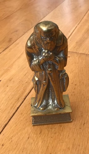 Vintage Brass Figure Charles Dickens Ornament Fagin From Oliver Twist (CD3) - Picture 3 of 4