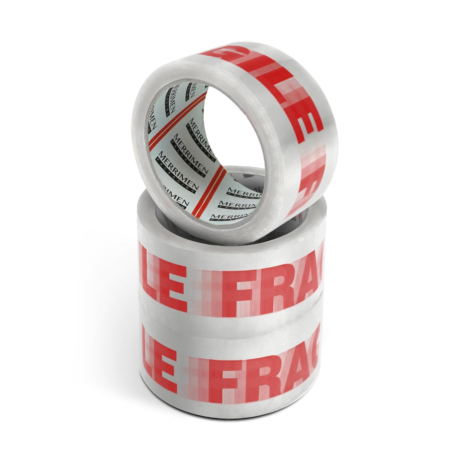 Strong Heavy Duty Fragile Packaging Tape - 3 Rolls (48MM X 66M) - Secu