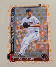 Gavin Williams 2025 Topps Series 2 Holiday Sun Future Stars #554 - Guardians