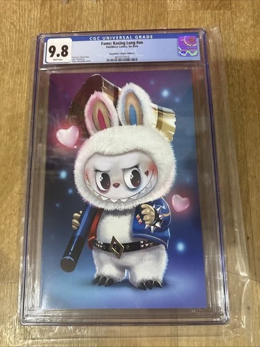 FAME: KASING LUNG LABUBU KATYA  MONSTER Cgc 9.8 Graded Comic Harley Quinn