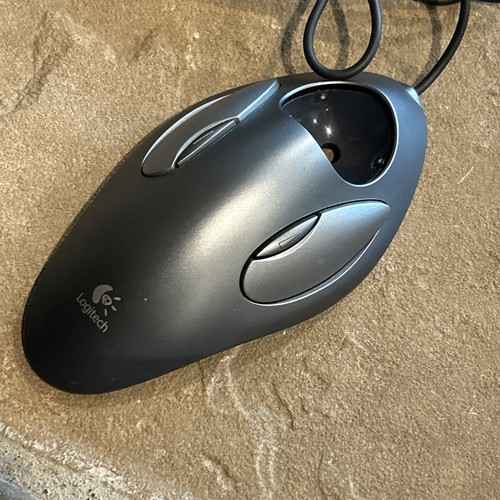 Logitech Trackman T-BC21 Marble Mouse Track Ball USB NO Trackball - Picture 2 of 5