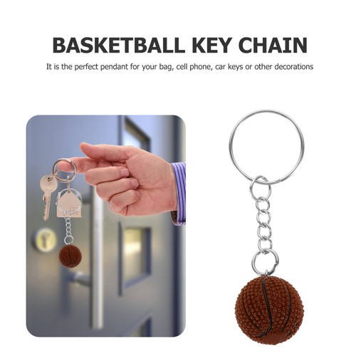 12 Piezas Llavero de Baloncesto Niño Mini Adornos Colgante de Recuerdo - Imagen 5 de 12