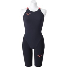 MIZUNO Swimsuit Women GX SONIC 6 NV FINA N2MGA701 Size S Black Red F/S New JPN