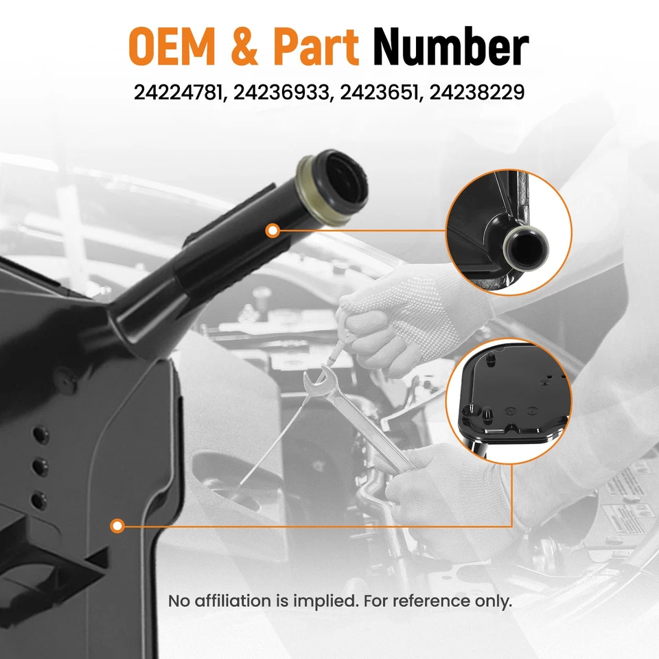 Carcasa de filtro de aceite para Chevy Silverado 2500HD 3500HD 2007-2019 24224781 Foto 3 de 4