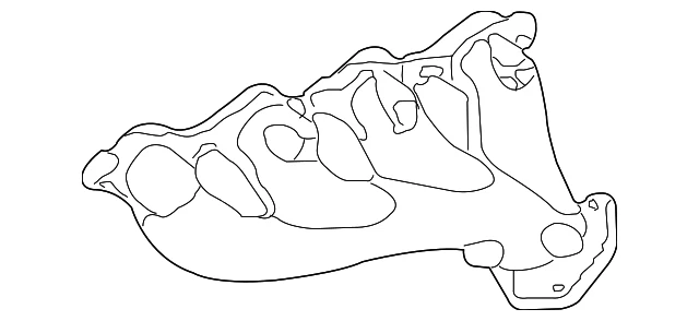 Genuine GM Passenger Side Exhaust Manifold 12600527 - Image 3 of 4