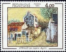 France Yvert Num 2297 ** tableaux  Utrillo  1983