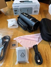 Minolta MN300WP Waterproof Camcorder Black New In Box, Never Used Mint Condition