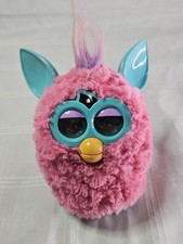 Furby Hasbro Hot Pink Teal Cotton Candy 2012 Works Tested  Works