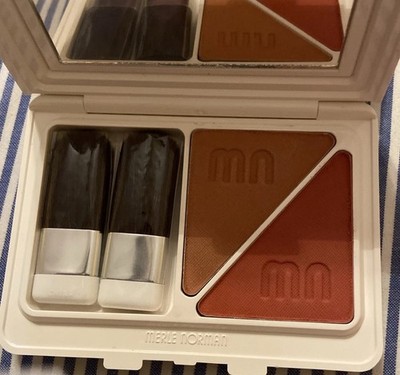 Merle Norman Blushing powder Duet Burnished Copper Discontinued New In Box