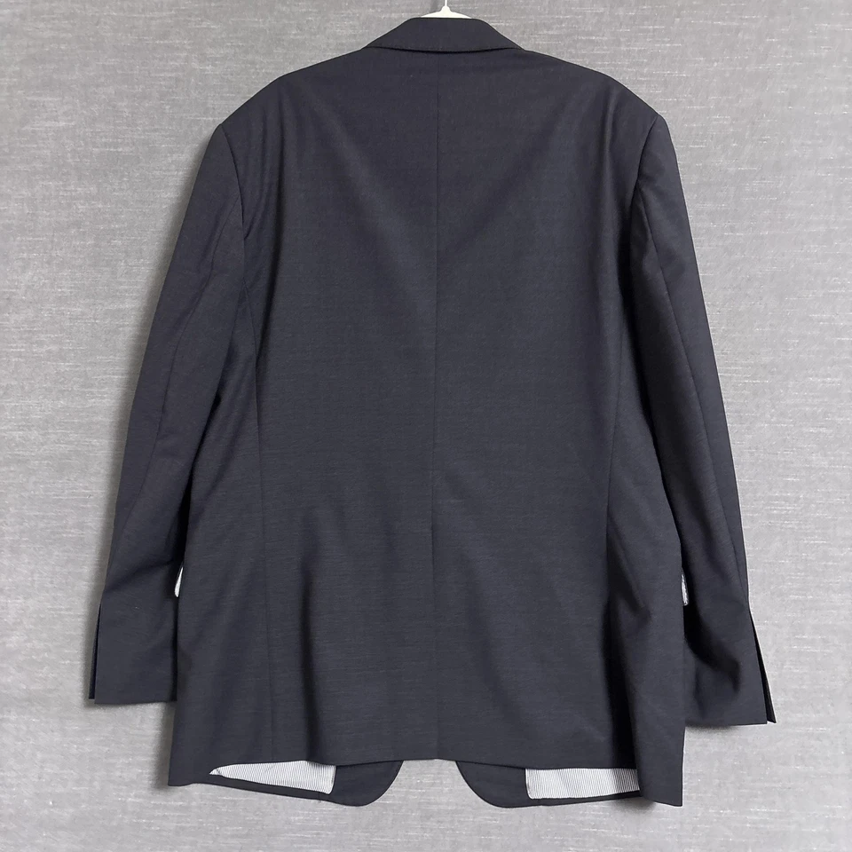 Brooks Brothers 运动外套 46L 木炭灰色羊毛探险家麦迪逊西装外套 — 第 3/4 张图片