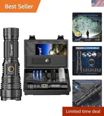 Flashlights LED High Lumens Rechargeable, 20,000 Lumens .2 Super Bright Flash...