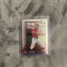 2025 Topps Chrome Pro Debut #PDC-39 Jesus Made Carolina Mudcat Brewers Milwaukee