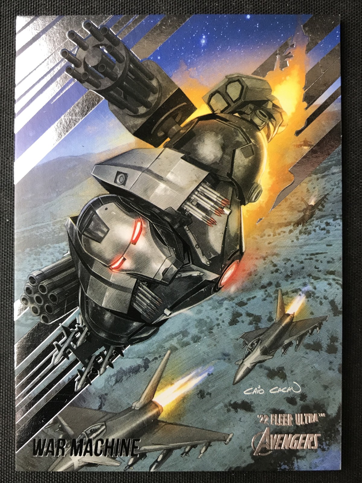 2022 Fleer Ultra Marvel Avengers #84 War Machine