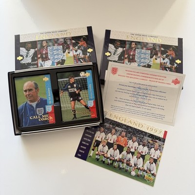 1998 Upper Deck Football Cards Boxed England World Cup France 98 Lot