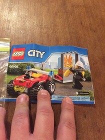Lego City Fire ATV 60105 100% Complete