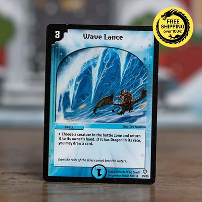 DM08 - 25/55 - Wave Lance - Duel Masters - English - Uncommon - DM8