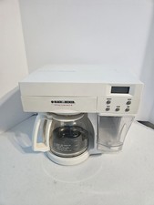 Black & Decker ODC440 Under Cabinet Spacemaker White Coffee Maker 12 Cup TESTED
