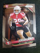 2025 Panini Prizm - Rookies Jordan James #323 Silver Prizm (RC)
