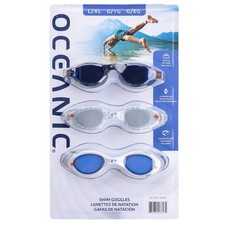 Oceanic Swim Goggles 3-Pack Large / X-Large New open box