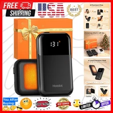 AI Hand Warmers Rechargeable 2 Pack, Real-Time Temp & Battery Display, Electr...