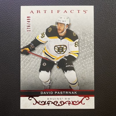 2021-22 UD - Artifacts - Base Stars David Pastrnak 107 Ruby 176/499