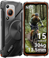 MARINE 1 Rugged Smartphone Android 15, 12GB+128GB/2TB Telefono Indistruttibile, 