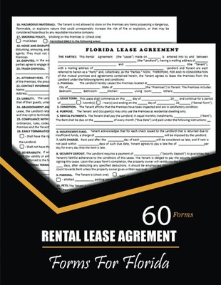 Rental Lease Agreement Forms for Florida: Residential Property Contract Between