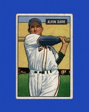 1951 Bowman Set-Break # 14 Alvin Dark VG-VGEX *GMCARDS*