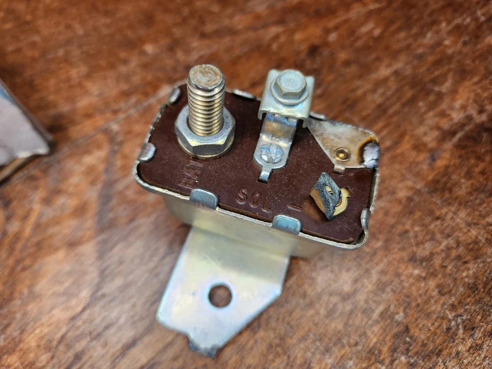 Nuevo de Lote Antiguo P&D Relé de Arranque Chrysler Dodge Plymouth 1965-1970 Cargador Dart Fury GTX Foto 3 de 4