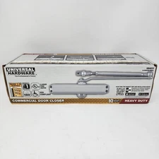 Universal Hardware Heavy-Duty Commercial Door Closer Aluminum Finish UH4031