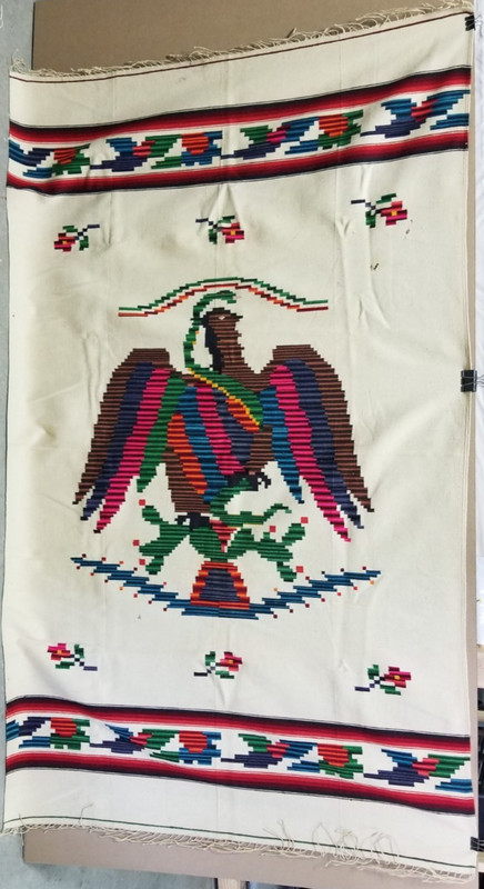 Vintage Mexican Saltillo Serape/Sarape Blanket