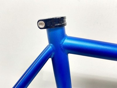 FUJI Feather Frame Set Chromoly Blue Fixed Gear Pista 2023 Size